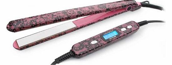C2 Enchanted Lace Limited Edition Hair Straightener - Professional Titanium Styling Iron