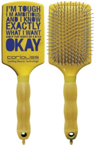 Corioliss PADDLE BRUSH - YELLOW
