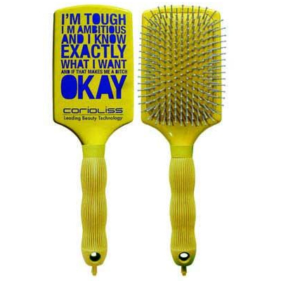 Yellow Paddle Brush