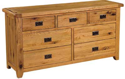 Radleigh Natural Oak 7 drawer Chest of