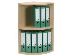 Corner filing units