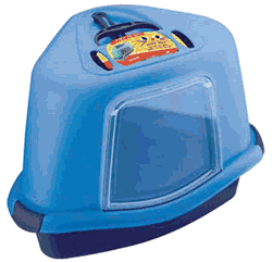 Corner Hooded Cat Litter