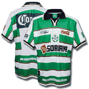 01-02 Club Santos Laguna Home shirt