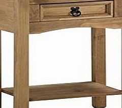 Corona 1-Drawer Console Table, Pine