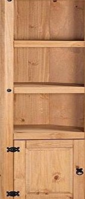 Corona Corner Display Unit - Antique Pine