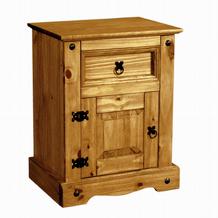 Corona Pine Bedside Cabinet