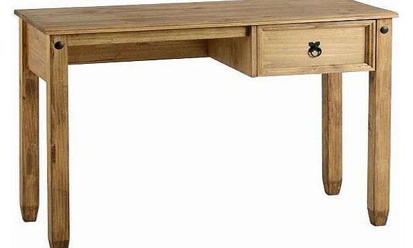Corona Pine Desk Corona Mexican Small 1 Drawer Wooden Computer Table Work Station