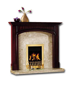 Corona Surround Back Panel and Hearth