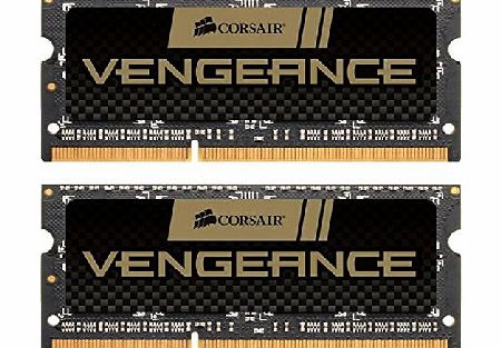 Corsair CMSX8GX3M2A1600C9 NB Vengeance Performance 8GB 1600MHz CL9 DDR3 SO-DIMM Memory Two Module Kit