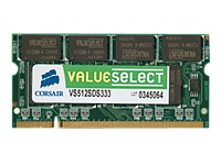 Value Select 512MB PC2700 200 Pin SODIMM