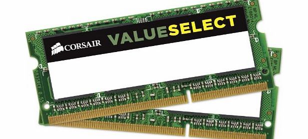 Corsair (VS2GSDSKIT667D2) 2GB (2x1GB) DDR2 667MHz/PC2 5300 SODIMM Laptop Memory CL5 - Lifetime Warranty