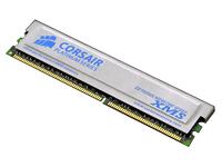 XMS 1GB XMS3200 2-3-3-8 184 Pin DIMM Platinum