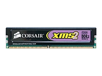 Corsair XMS 512MB XMS5400 4-4-4-12 240 Pin DIMM Black