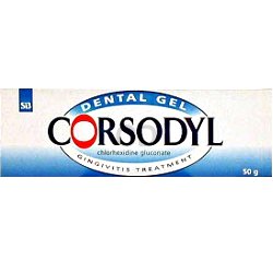 Corsodyl (chlorhexidine) Dental Gel - 50g