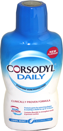 corsodyl Daily Alcohol free mouth wash Cool Mint