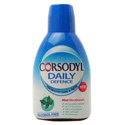 corsodyl Daily Defence Mint Mouthwash Alcohol Free