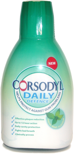 Corsodyl Daily Defence Mouthwash 500ml