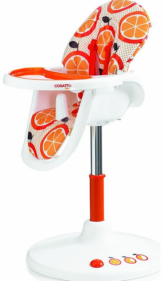 3 Sixti Circle High Chair in Orange