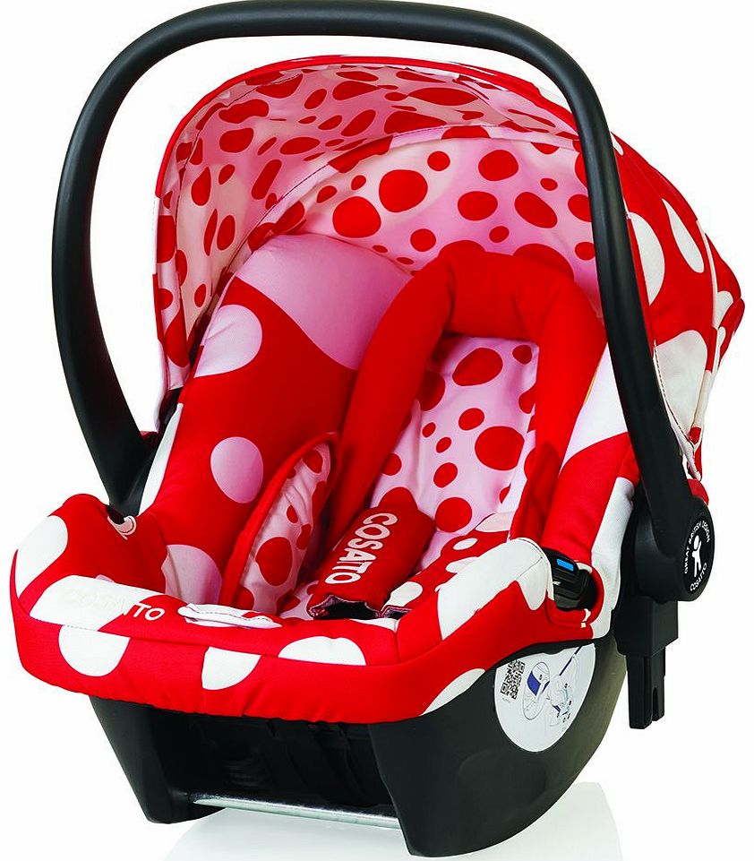 Cosatto Hold Infant Car Seat Red Bubble 2014