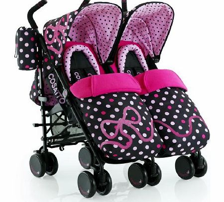 Cosatto Supa Dupa Twin Pushchair Bow How 2015