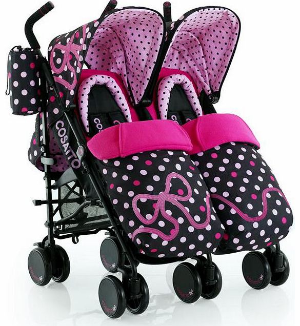 Supa Dupa Twin Stroller in Bow How 2014