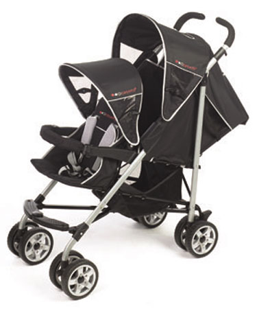 Tandem STROLLER with Raincover