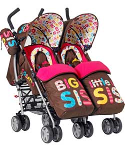 You 2 Twin Baby Pushchair - Big and