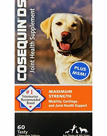 DS Plus MSM Joint Health Supplement For Dogs 60 Tablets