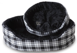 Cosipet Black White Tartan Superbed:24