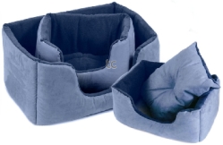 Cosipet Chelsea Comfy Bed - Blue:Medium - 30