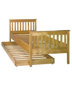 cosmo Single Bedstead with Trundle - Frame Only