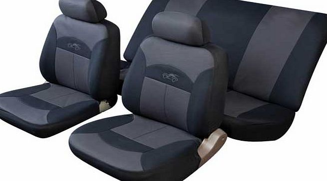 Cosmos Celsius Full Set Car Seat Covers - Black