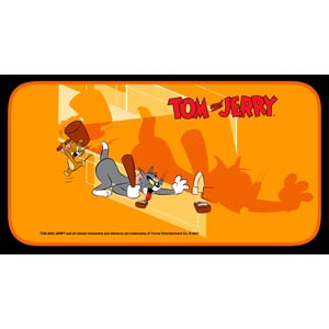 Orange Rear Tom and Jerry Sunblind