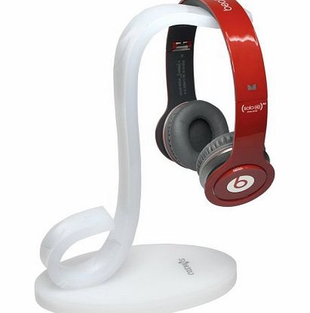 Cosmos Piano Glossy White Musical Headphone stand holder for AKG/Sony/Shure/Ultimate Ears/Boss/Logitech DJ/Professional/Gaming Headset