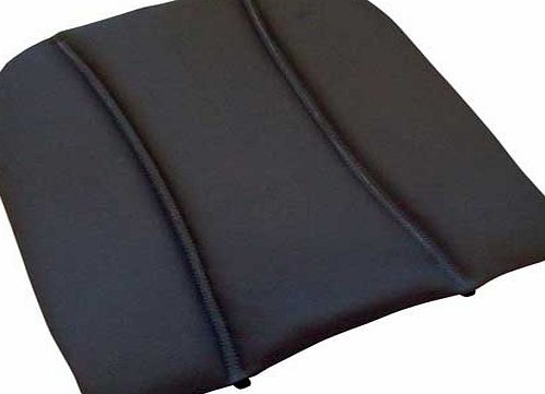 Cosmos Real Leather Seat Cushion - Black