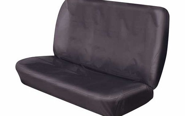 Rear Bench Seat Cover - Black