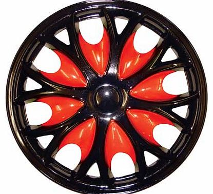 Cosmos Shark 15-inch Wheel Trim Set - Black and