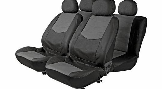 Cosmos Verdict Car Seat Covers Set - Black and