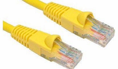Costa Less Online 10m Yellow Cat6 Patch LSZH (Low Smoke Zero Halogen) Cable For Internet, Broadband, Games Console, TV, Wifi, Router, Netgear, Belkin, Linksys, Cisco, WD, TP-Link, D-Link, Panasonic, Advent, Asus, Virgi