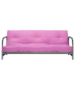 Costa Rica Futon Sofa Bed with Mattress - Pink