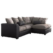 Costa right hand facing corner sofa, charcoal