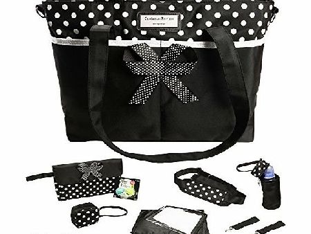 Designer Baby Diaper Nappy Changing Bag, 8PC Set, Costanzo Enrico  Bellagio