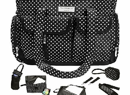 Designer Baby Diaper Nappy Changing Bag, 8PC Set Costanzo Enrico  Milano