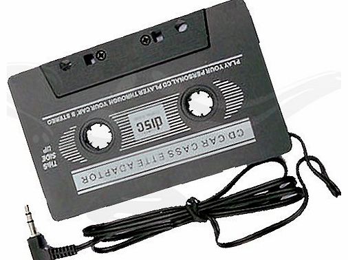 Car Cassette Adapter Tape Kit for Apple iPod iPhone iPad / CD MP3 MD Player (Black)