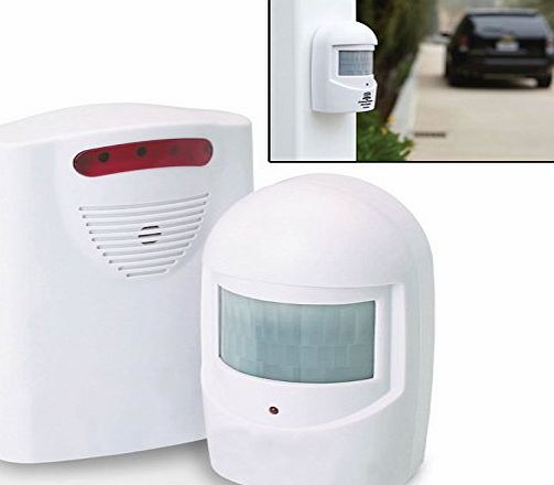 CostMad Wireless Driveway Drive Way Alarm Weatherproof PIR Motion Sensor System Home Garden Shed Outdoor Security Burglar Intruder Alert Detector