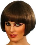 costumechest Doll Wig (cut-in back, with fringe) - Brown