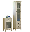 Cotswold Company Broadwell Small Bathroom Cabinet - frosted glass
