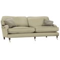 Burford large sofa - Vogue Snow - dark leg stain