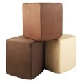 Cotswold Company Faux Suede Cube - biscuit