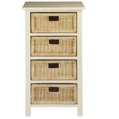 Cotswold Company Kentan 4-drawer chest - winter white stain